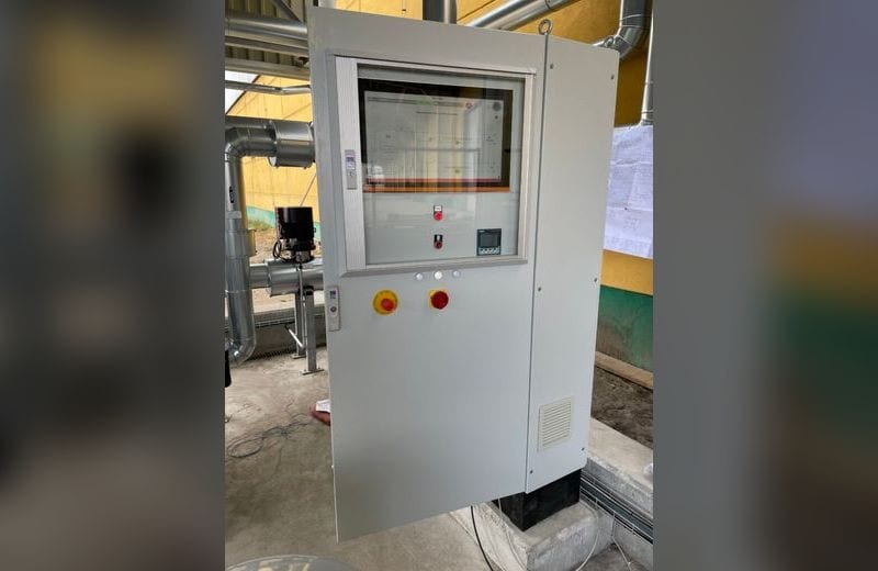 Schaltschrank für Prozesskälteversorgung (Lebensmittelindustrie, WAGO-SPS + Touchpanel)